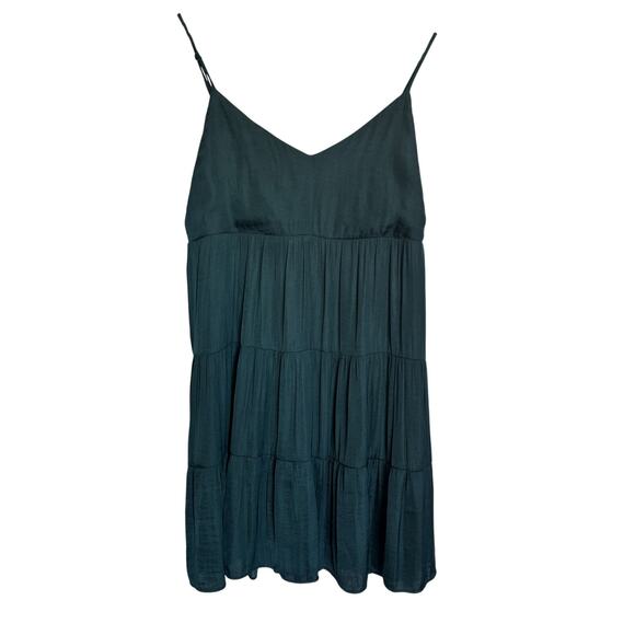 Naked Zebra Spaghetti Strap Dress –Emerald Green – Women S - Picture 1 of 7
